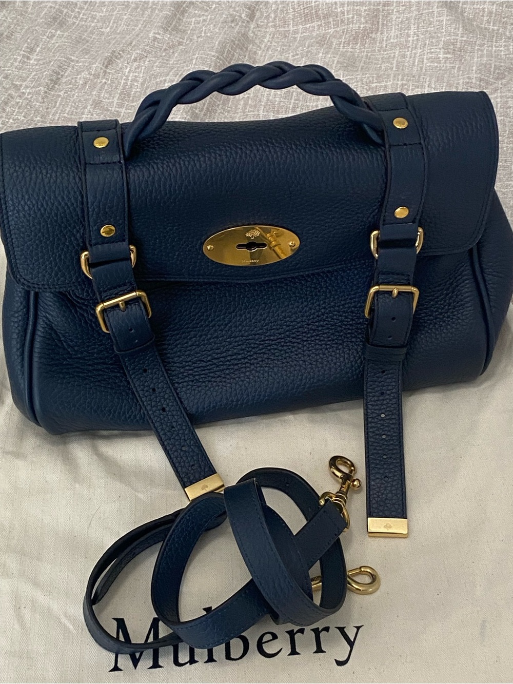 Mulberry Alexa in Night Sky Blue